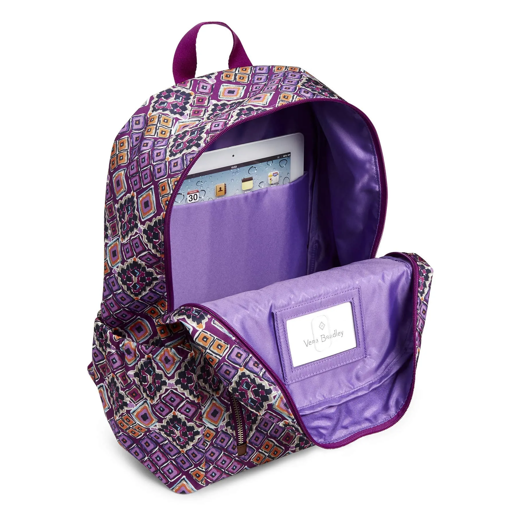 Vera Bradley Lighten Up Study Hall, Dream Diamonds
