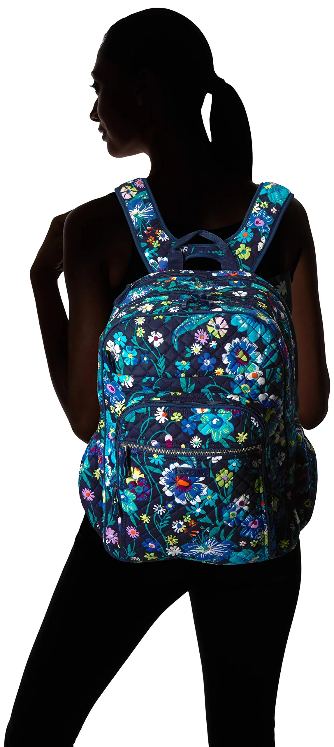 Vera Bradley Signature Cotton XL Campus, Moonlight Garden