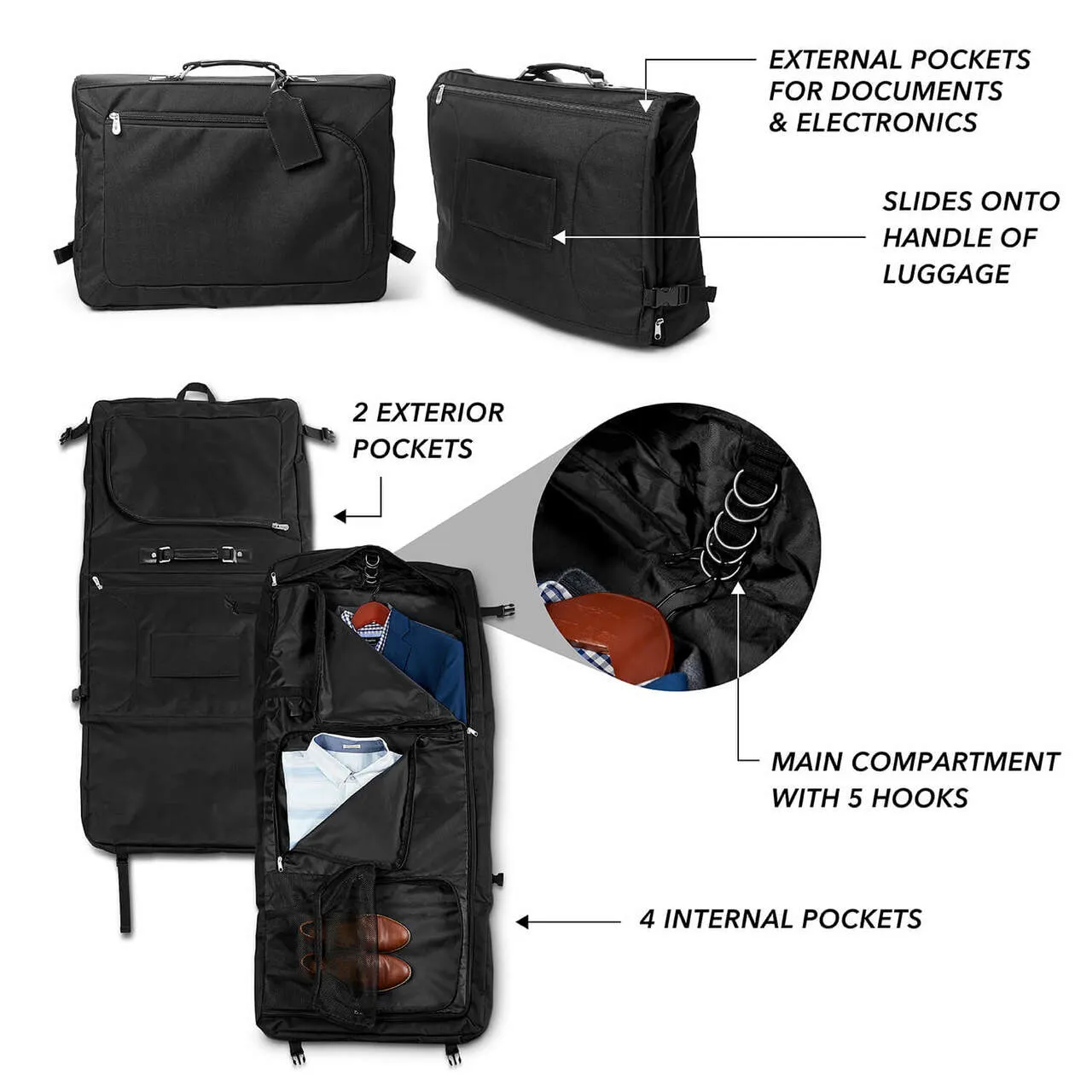 Virginia Cavaliers 18" Carry On Garment Bag