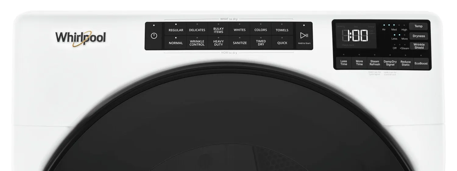 Whirlpool 7.4 Cu. Ft. Gas Dryer with Wrinkle Shield - WGD6605MW